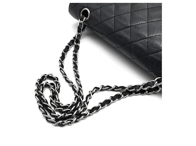 Chanel Caviar Classic Medium Nero - vista 5