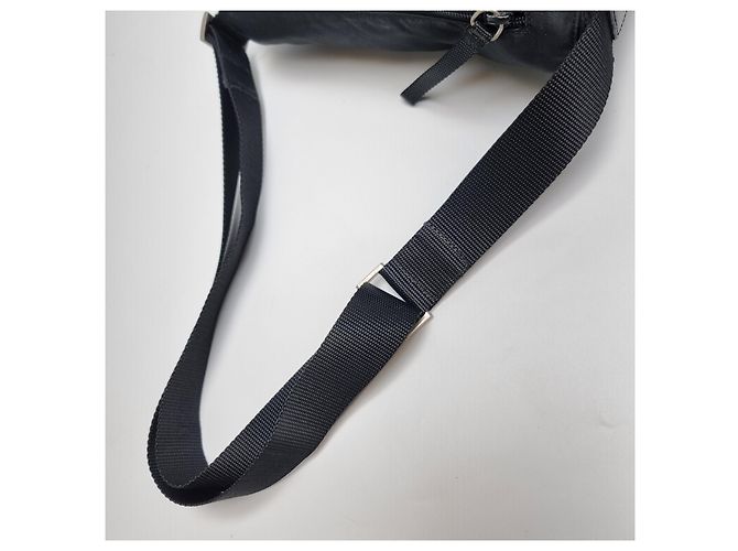 Prada Borsa a tracolla in nylon nero - vista 13