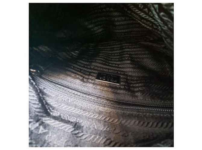 Prada Borsa a tracolla in nylon nero - vista 17