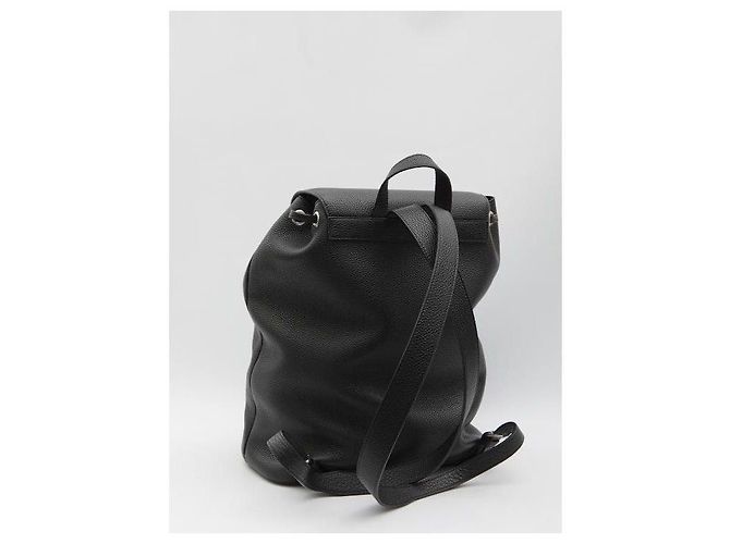 Céline Grande zaino in pelle di vitello granulata Nero - vista 5