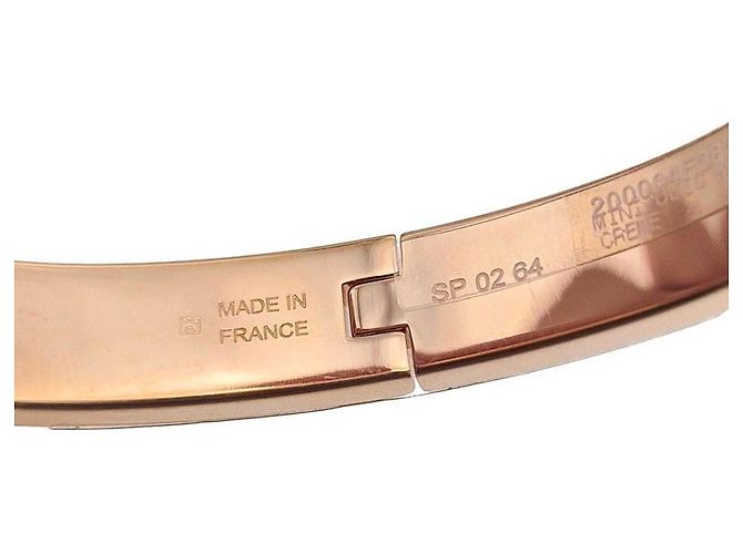 Hermès Pulsera Mini Click Kelly Blanco - vista 7