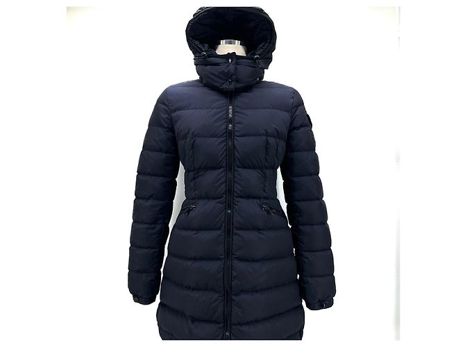 Moncler Sharphal Damen Lang Daunenjacke Blau - Ansicht 3