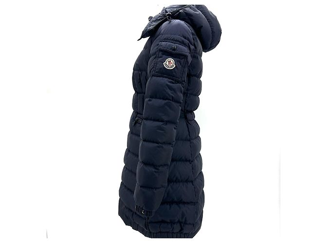 Moncler Sharphal Damen Lang Daunenjacke Blau - Ansicht 5