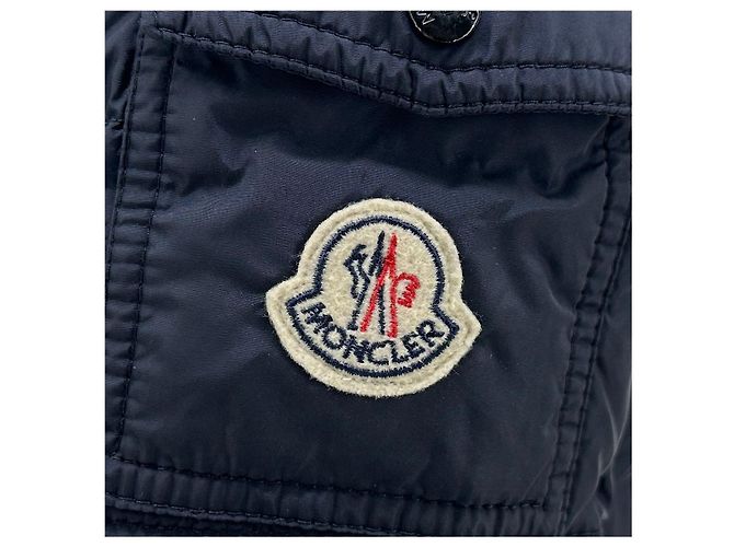 Moncler Sharphal Damen Lang Daunenjacke Blau - Ansicht 8