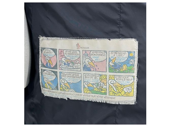 Moncler Sharphal Damen Lang Daunenjacke Blau - Ansicht 9
