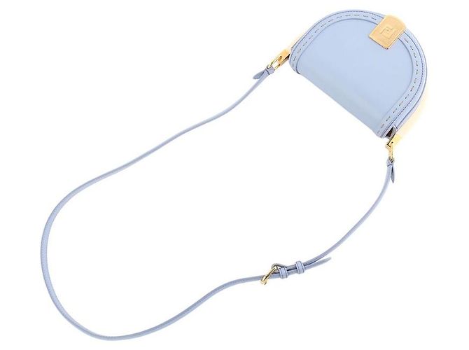 Fendi Bolso bandolera Moonlight chapado en oro Azul - vista 4