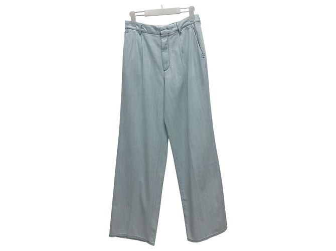Miu Miu Pantalones de denim chambray Azul - vista 5