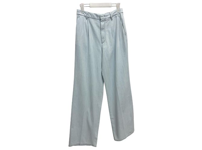 Miu Miu Pantalones de denim chambray Azul - vista 7