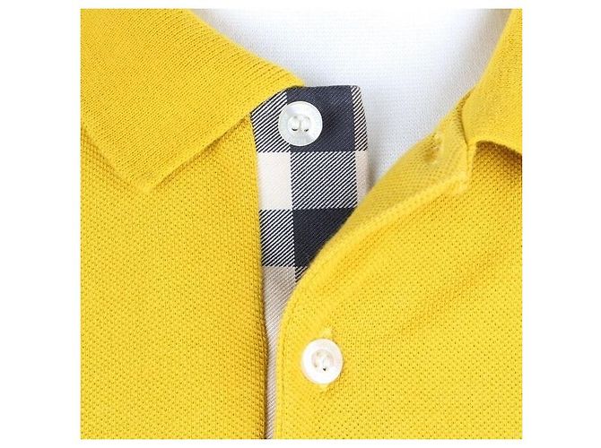 Burberry Polo-Shirt mit besticktem Logo XXL Golden - Ansicht 3