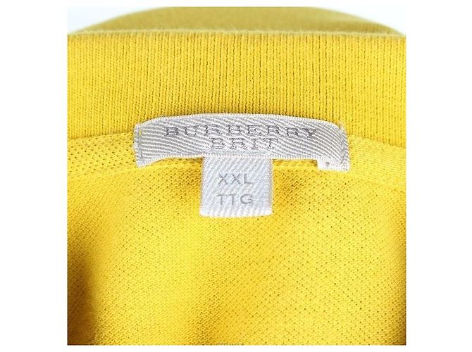 Burberry Polo-Shirt mit besticktem Logo XXL Golden - Ansicht 6