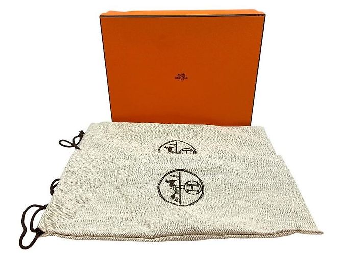 Hermès Beige Beige Sandalen Braun - Ansicht 7