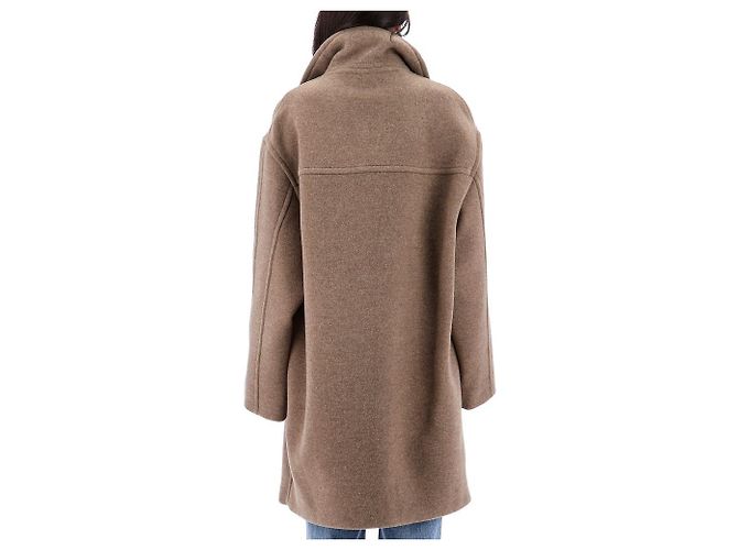 Abrigo de lana oversized Pernell Neck Acne ADV Castaño - vista 4