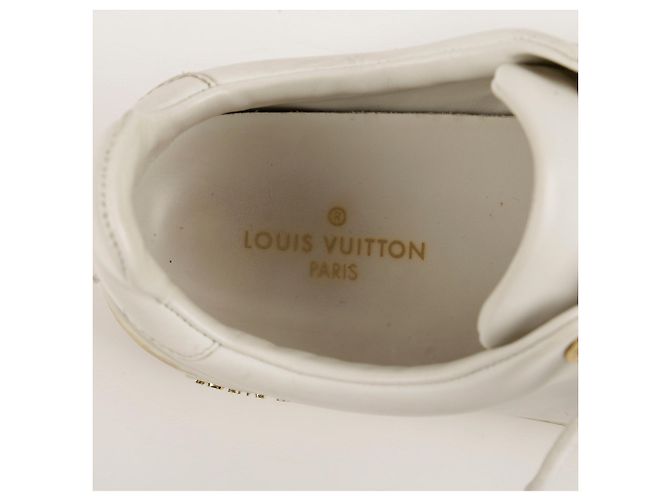 Louis Vuitton Sneakers Frontrow in pelle bianca Bianco - vista 15