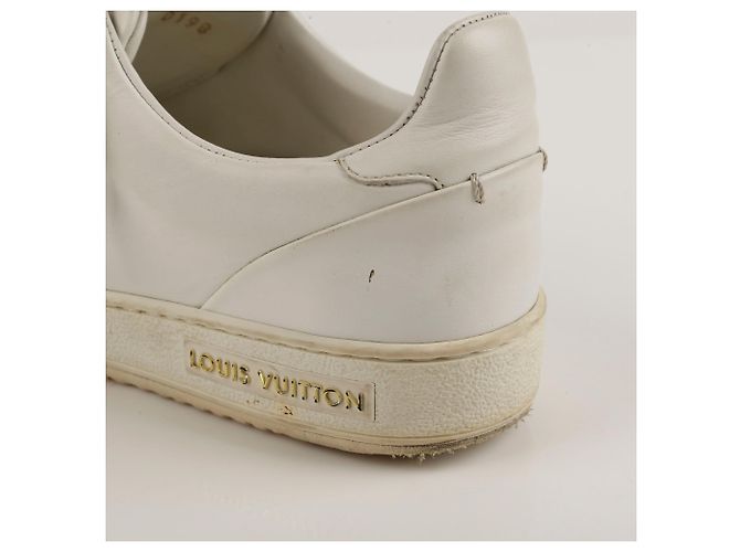 Louis Vuitton Sneakers Frontrow in pelle bianca Bianco - vista 17