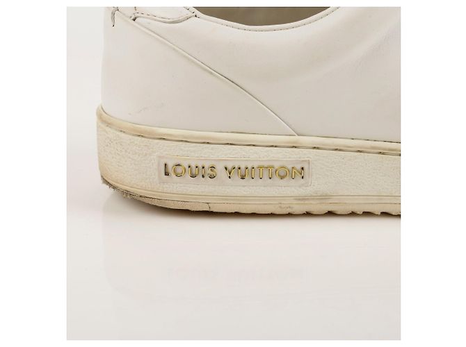 Louis Vuitton Sneakers Frontrow in pelle bianca Bianco - vista 3