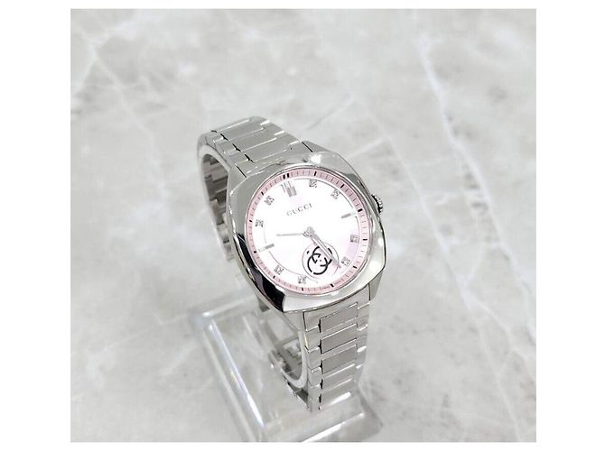 Gucci Diamantbesetzte Interlocking-Uhr - Ansicht 3