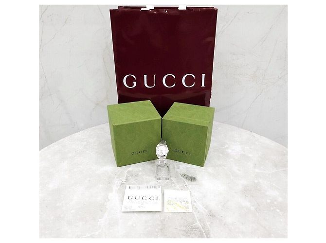 Gucci Diamantbesetzte Interlocking-Uhr - Ansicht 7
