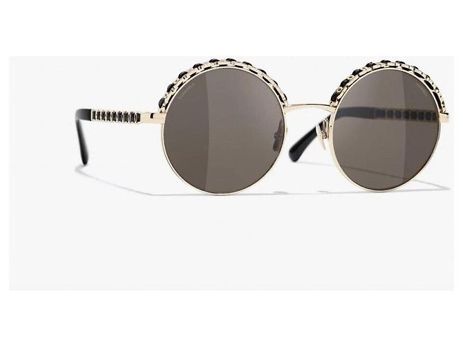 Chanel Neue runde Sonnenbrille mit CC-Logo und Band Mehrfarben - Ansicht 10