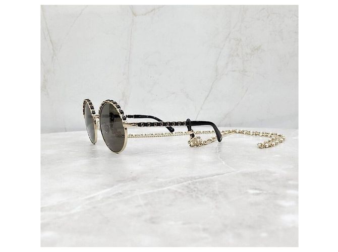 Chanel Neue runde Sonnenbrille mit CC-Logo und Band Mehrfarben - Ansicht 2