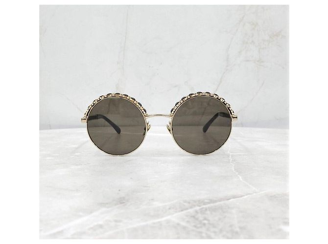 Chanel Neue runde Sonnenbrille mit CC-Logo und Band Mehrfarben - Ansicht 4