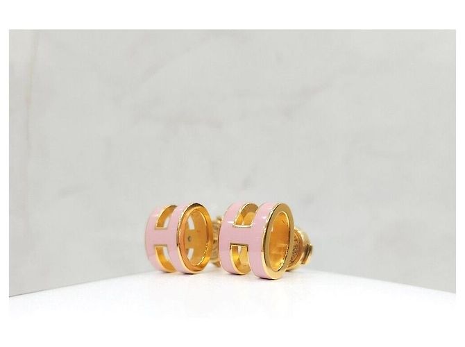 Hermès Pop Ash Ohrringe Roségold Pink - Ansicht 2