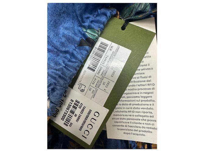 Gucci Tian Print Seidentwill-Bluse Mehrfarben - Ansicht 7