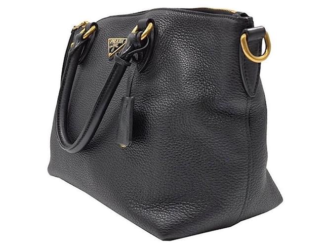 Prada Borsa Tote e Borsa a Spalla Dino Nero - vista 2