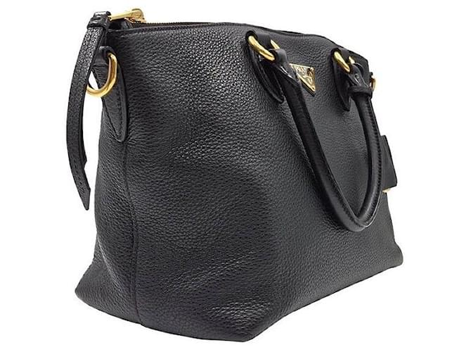 Prada Borsa Tote e Borsa a Spalla Dino Nero - vista 3
