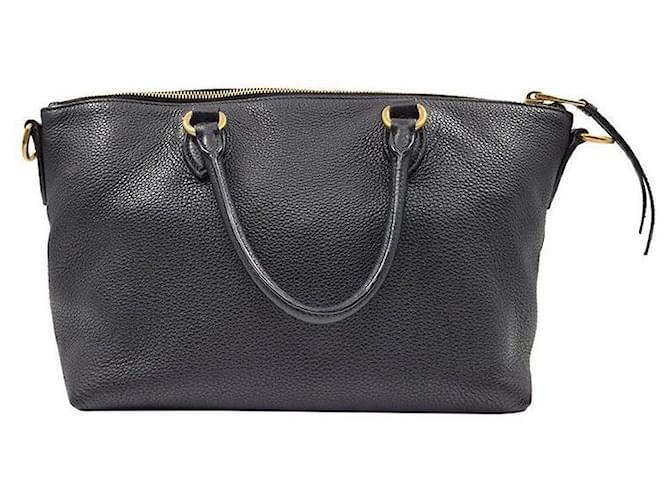 Prada Borsa Tote e Borsa a Spalla Dino Nero - vista 4