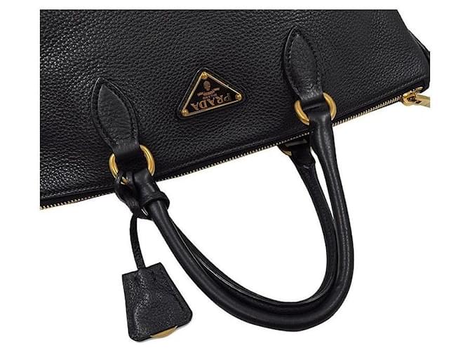 Prada Borsa Tote e Borsa a Spalla Dino Nero - vista 5