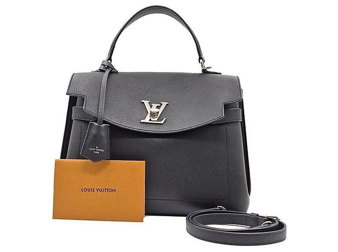 Louis Vuitton Lockme Ever MM Schwarz - Ansicht 9