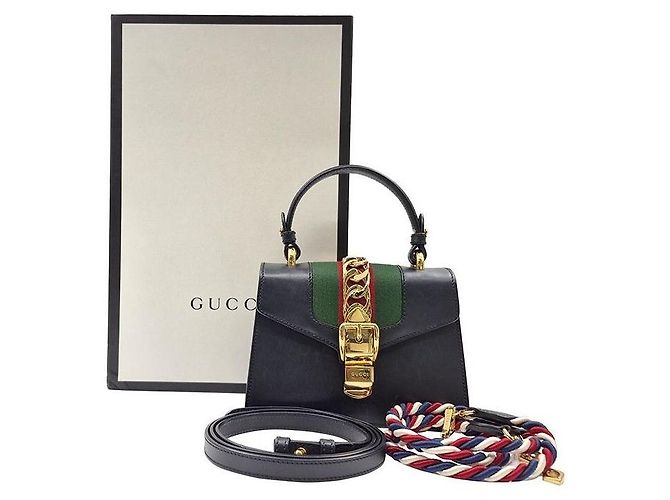 Gucci Mini Tote e Borsa a Tracolla Sylvie - vista 13