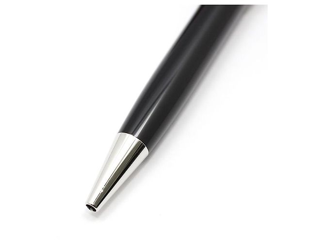 Montblanc Penna a sfera Meisterstück Classique Platinum Nero - vista 4