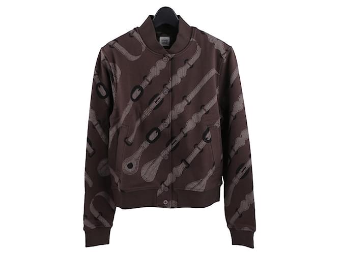 Duffle Hermès Coaching Remix Varsity Jacket Schwarz - Ansicht 10