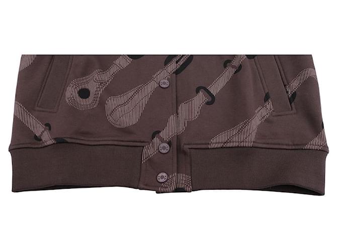 Duffle Hermès Coaching Remix Varsity Jacket Schwarz - Ansicht 8
