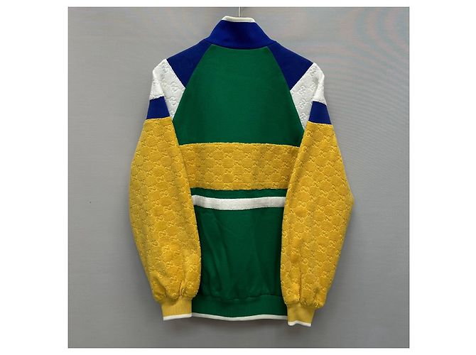 Gucci Giacca con zip in jersey di cotone Multicolore - vista 5