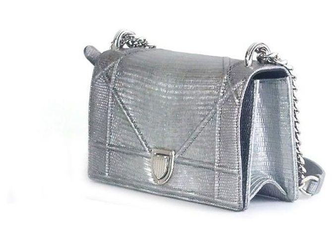Dior Borsa a Spalla Christian Lema Argento - vista 2