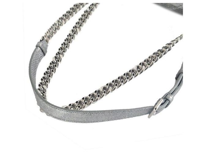 Dior Borsa a Spalla Christian Lema Argento - vista 4