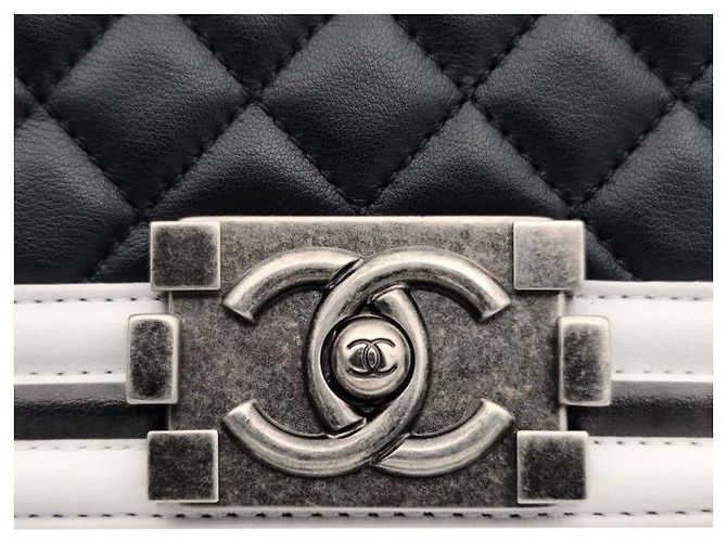 Chanel Borsa Boy Small in agnello Multicolore - vista 7