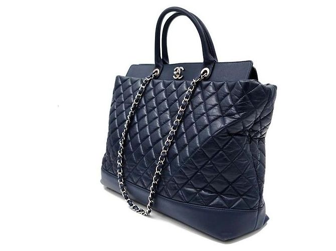 Chanel Portobello Schultertasche Blau - Ansicht 2