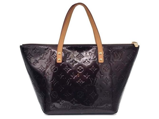 Louis Vuitton Vernis Belleview PM Rosso - vista 3