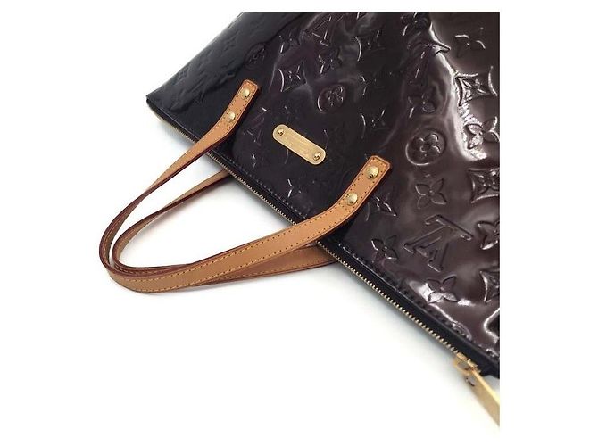 Louis Vuitton Vernis Belleview PM Rosso - vista 5