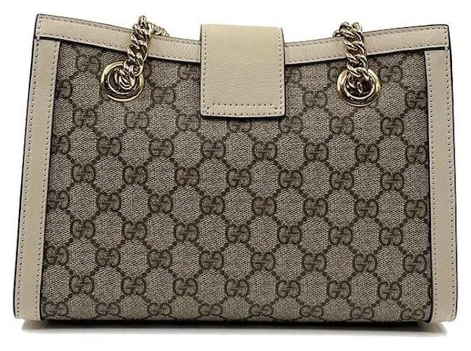 Gucci Borsa a tracolla GG Padlock Small Marrone - vista 4