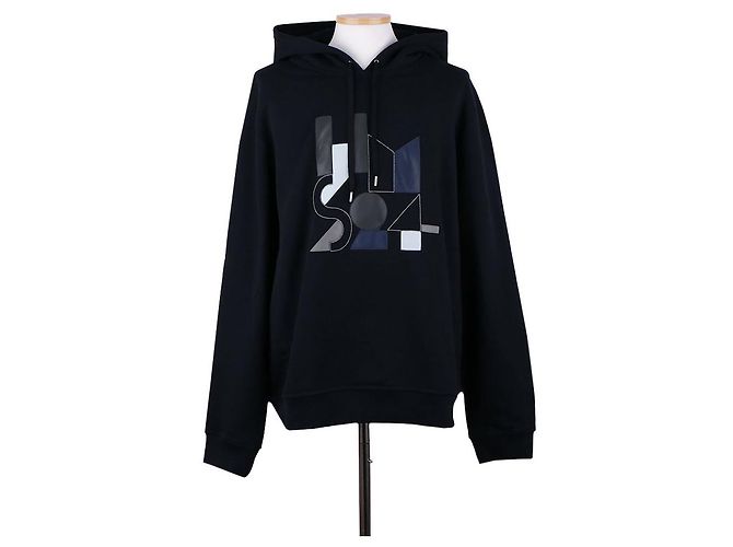 Hermès Maglione con cappuccio e dettagli in pelle da uomo Multicolore - vista 14