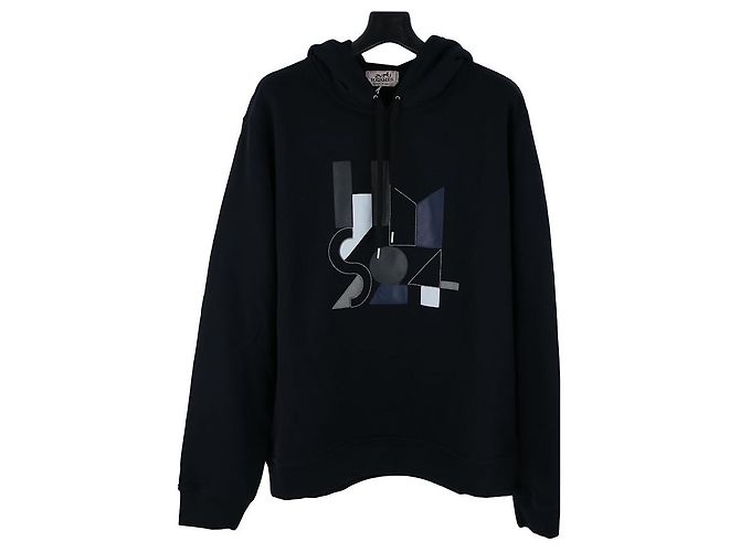 Hermès Maglione con cappuccio e dettagli in pelle da uomo Multicolore - vista 4