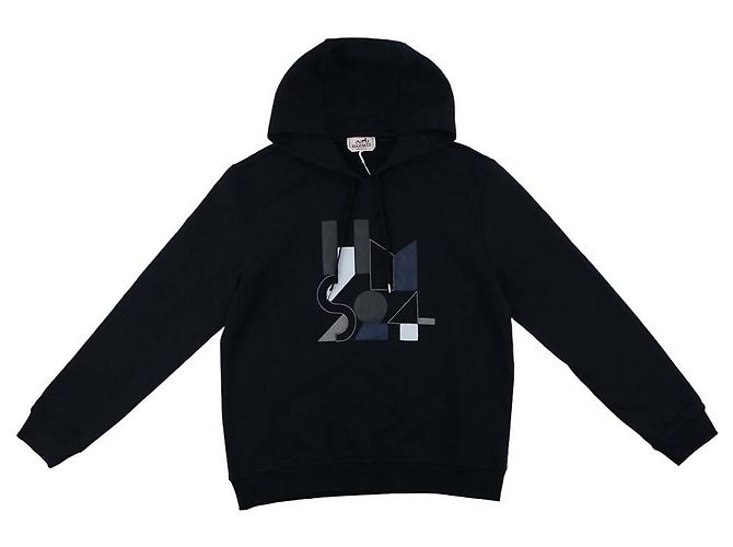 Hermès Maglione con cappuccio e dettagli in pelle da uomo Multicolore - vista 9