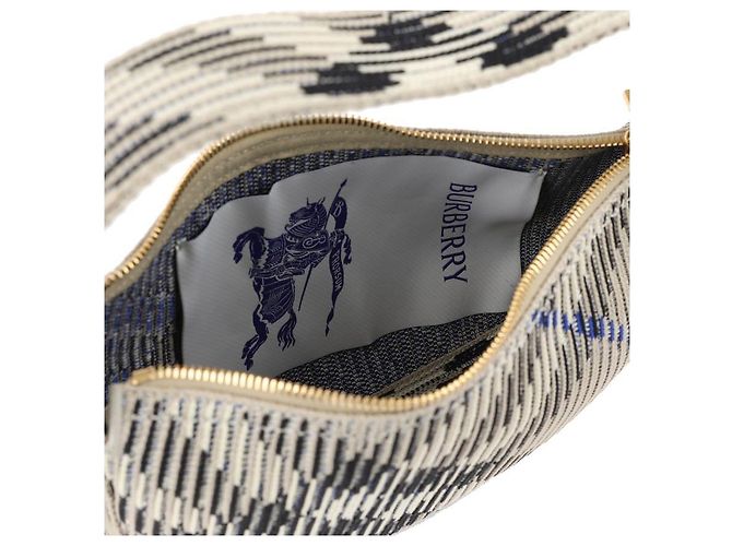Burberry Check Mini Stricktasche Braun - Ansicht 8
