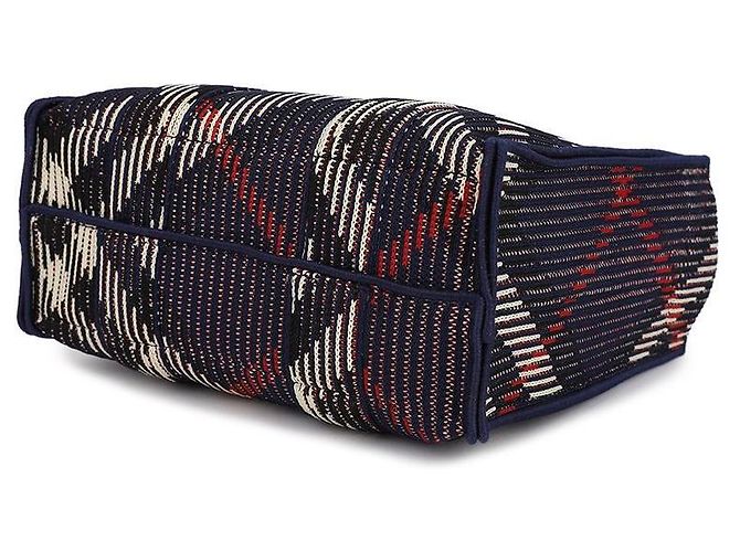 Burberry Mini Check Knit Tote Bag Schwarz - Ansicht 6