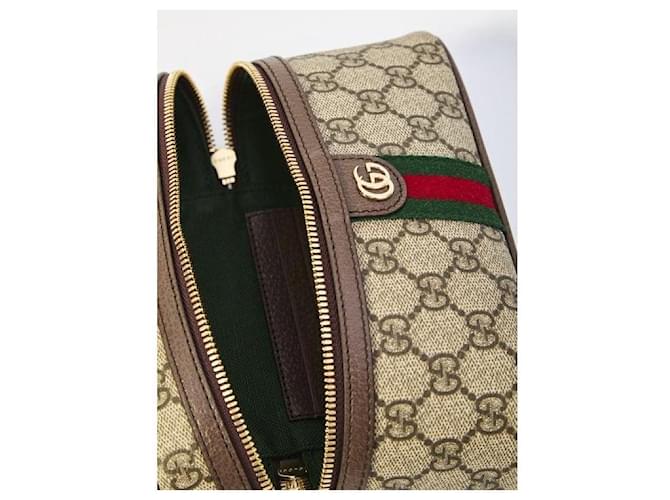 Gucci Piccola pochette Ophidia Marrone - vista 7
