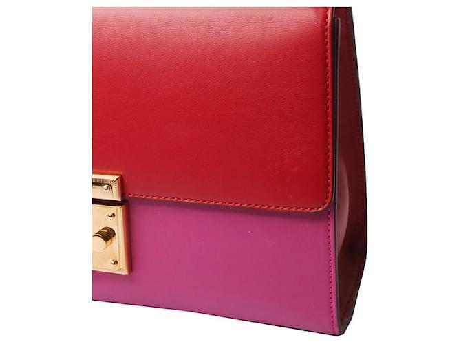 Gucci Borsa a Spalla Padlock Large Rosso - vista 4